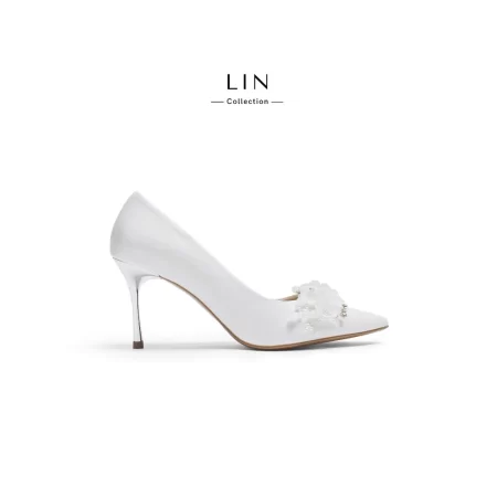 Giày Slingback Phối Mũi Nhọn